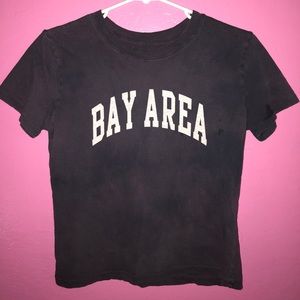 blue/indagó t-shirt (can fit as a crop top)